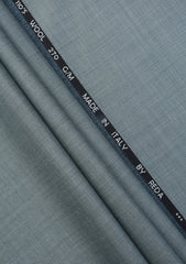 Reda Sharkskin Super 110's Wool Fabric - L Green