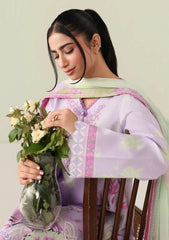 Lawn - Roheenaz - Rosette Unstitched 26 - RUNSS25#63A - AZURE DAYS