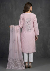 Formals - Riwaj - Fancy 26 - Chikankari & Mukesh - 2 Pcs - D#01 - Lilac
