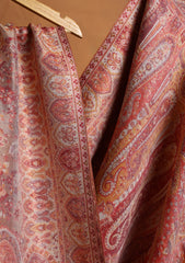 Pashmina Zari Jamawar Shawl D#21 - Peach