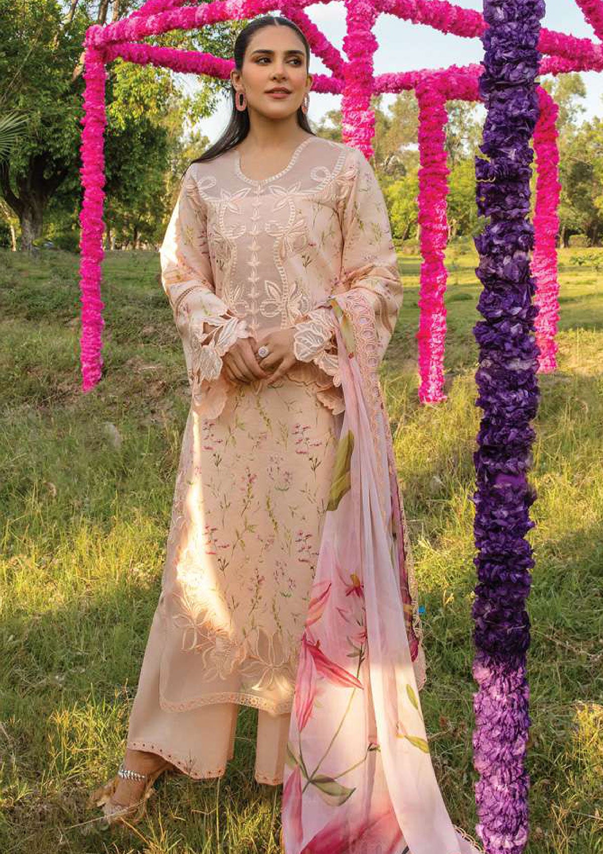 Lawn Collection - Rang Rasiya - Carnation Festive Edit - RC24#04 - LILY