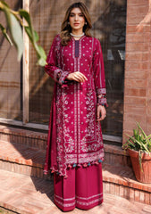 Lawn Collection - Farasha - Kaavish - FK24#01 - GARNET GLAM