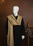 Men Shawls - Wool Shawls - D#215 - L Brown