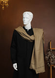 Men Shawls - Wool Shawls - D#215 - L Brown