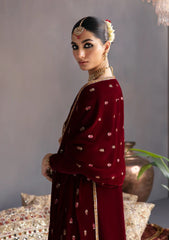 Winter Collection - Emaan Adeel - Makhmal Velvet - Roshanay - D#02