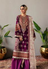 Winter Collection - Emaan Adeel - Makhmal Velvet - Mahzara - D#05