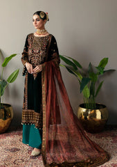 Winter Collection - Emaan Adeel - Makhmal Velvet - Versha - D#06