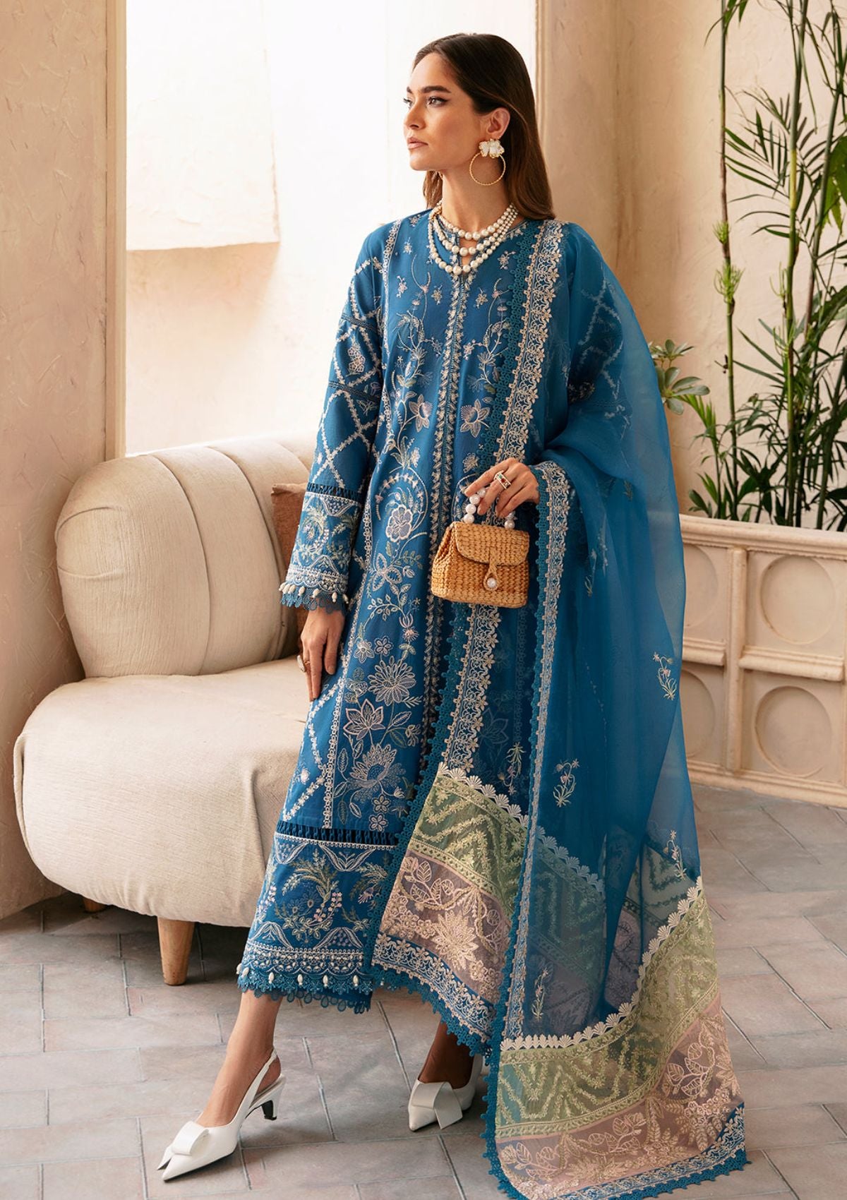 Lawn Collection - Afrozeh - Cascade - Luxury - D#06 - Amelia