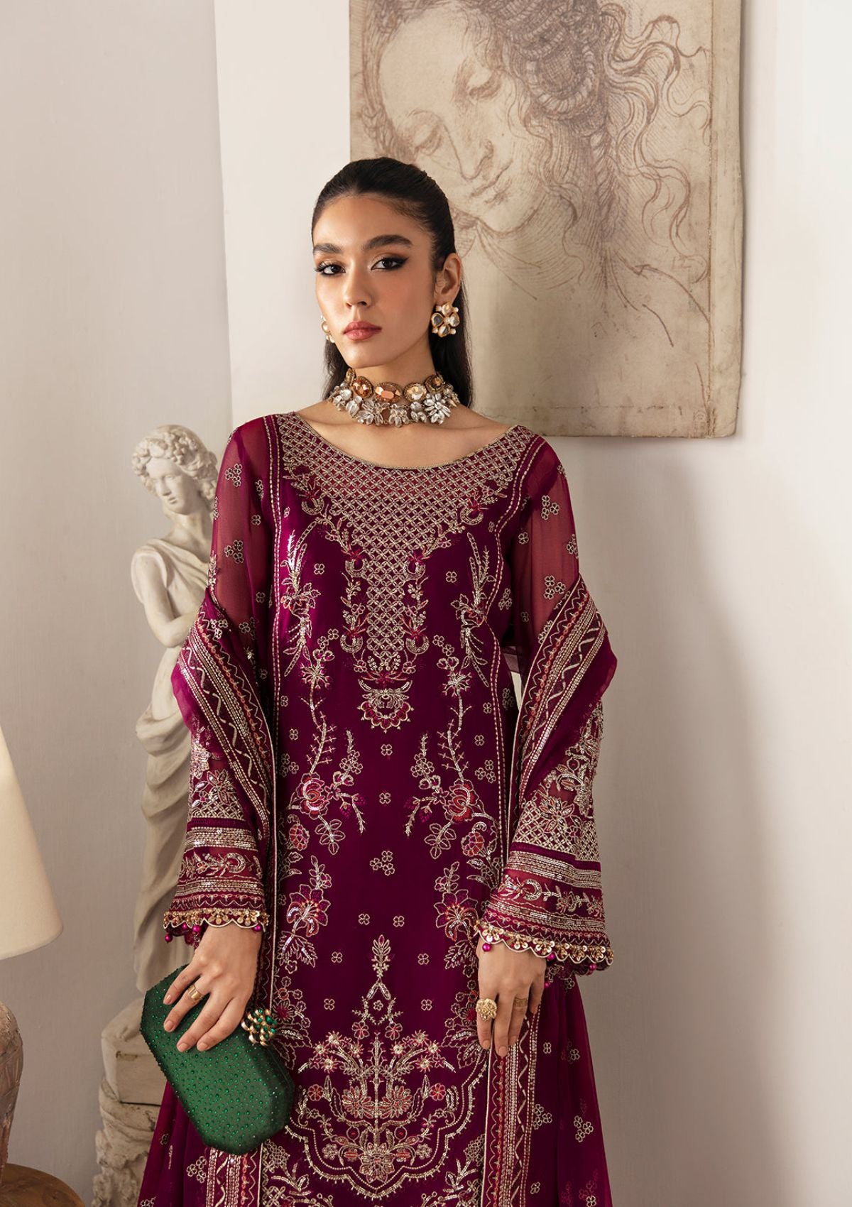 Formal Collection - Gulaal - Chiffon - Vol 2 - GCV2#01 - ZAREENA