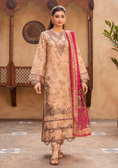 Lawn - Rubaaiyat - Print Melody 25 - RPM#01 - Honey Beige