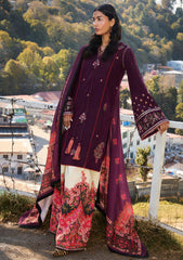 Winter Collection - Jugnu by Hussain Rehar - Autumn Winter - Amethyst