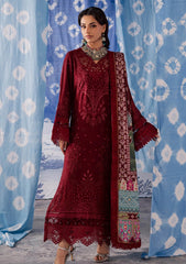 Winter - Nureh - Bazaar 25 - Chikankari Leather Peach - NE#204