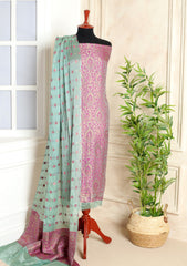 Formals - Fancy Closet - 2 pcs Suit - Chiffon Jamawar D#56 Grey