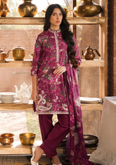 Lawn Collection - Cross Stitch - Eid Lawn - CEL24#17 - IRIS MAUVE