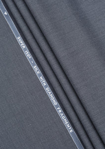 Scabal Super 150's Silk With Diamond Fragment Fabric - D Grey