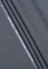Scabal Super 150's Silk With Diamond Fragment Fabric - D Grey