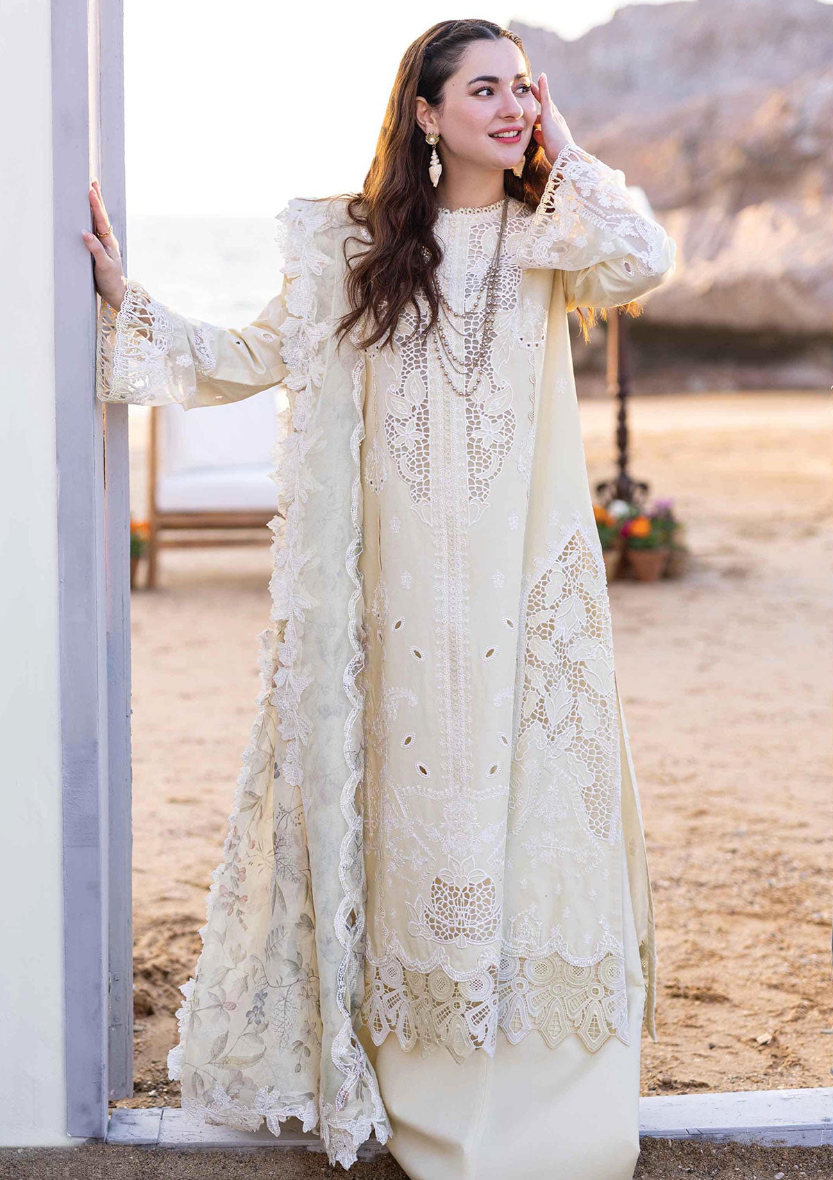 Lawn Collection - Qalamkar - Sahil Kinare - FP#01 - Jana