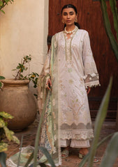 Lawn - Ansab Jahangir - Zoha - Luxury 25 - AJ-LL-25-07 - Baby’s Breath