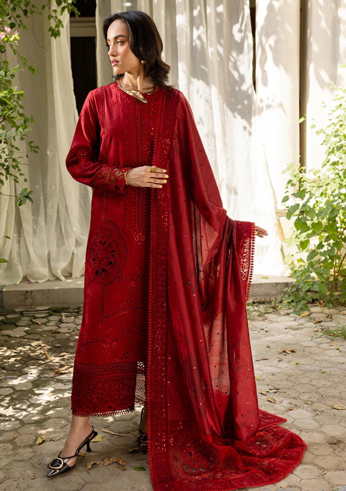 Winter Collection - Marjjan - Orya - MRK-01 A (RED)