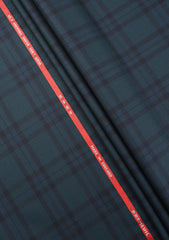 Dormeuil Microns Super 160's Wool Fabric - D Green
