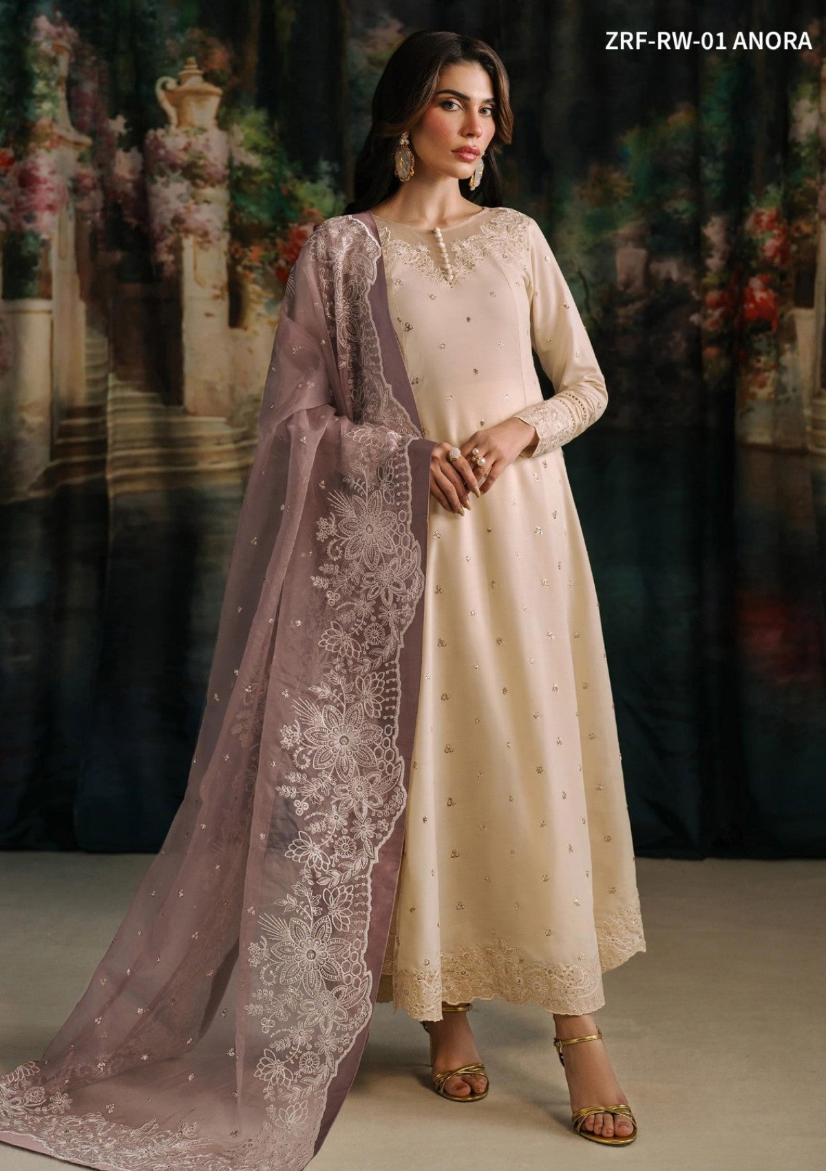 Winter Collection - Zarif - Raw Silk 24 - ZRF-RW-01 Anora