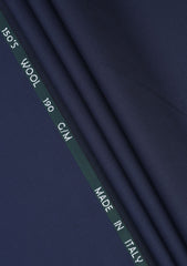 Reda Popeline Maior 150's Wool Fabric - N Blue