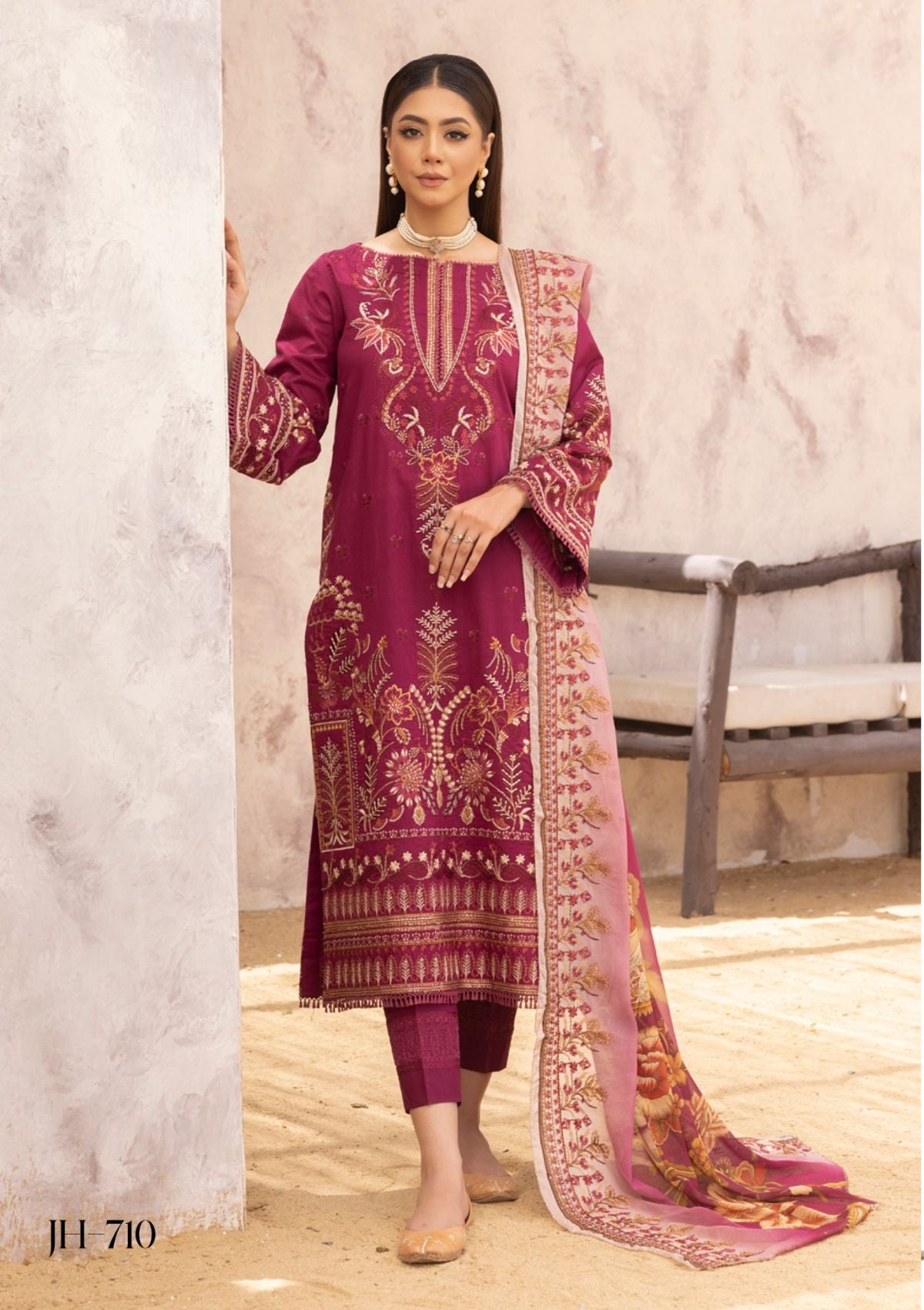 Lawn Collection - Johra - Bazif - JH#710