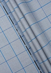 Scabal Mosaic Super 130's Wool Fabric - L Grey