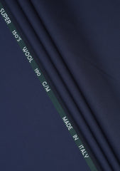 Reda Popeline Maior 150's Wool Fabric - N Blue