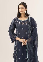 Lawn - Rayasha - Embroidered - RL#1302 - Saphire glow