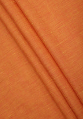 Italy Albini Linen Cotton Fabric - Orange