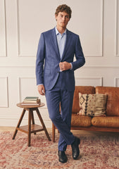 Ermenegildo Zegna Tropical Wool Fabric - Blue