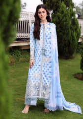 Lawn - Sardinia - Embroidered Eid Edit 26 - SC#1705 - Palm Breeze