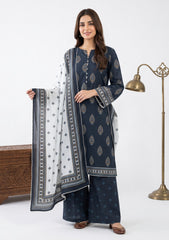 Winter - Rubaaiyat - Bana Dora Linen 26 - D#09 - N BLUE