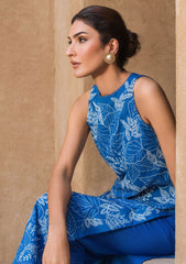 Lawn Collection - Sahar - Mirage - Embroidered - SML24#04 - Blue