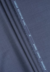 Scabal Super 100's Royal Brussels Merino Wool Fabric - Blue