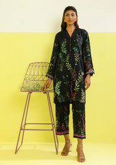 Winter - Sahar - Elara - Printed Fall - 2 Pcs - AW1-25-21 - Twilight Petals