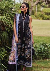 Lawn - Farah Talib Aziz - Luxury Unstitched - FTL25#05 - Belle Black