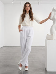 Pret - Moven - Cotton Linen Trouser - White