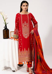 Winter Collection - Saad Shaikh - Luminaa - Crimson