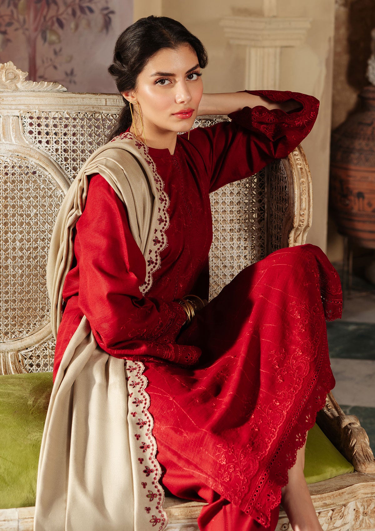 Winter Collection - Sahar - Embroidered Khaddar - D#01