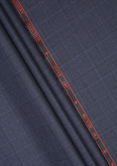 Drago Luxury Micron Super 180's Wool Fabric - Blue