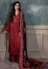 Winter Collection - Nureh - Exclusive - Leather Peach - Velvet Shawl - NE#70