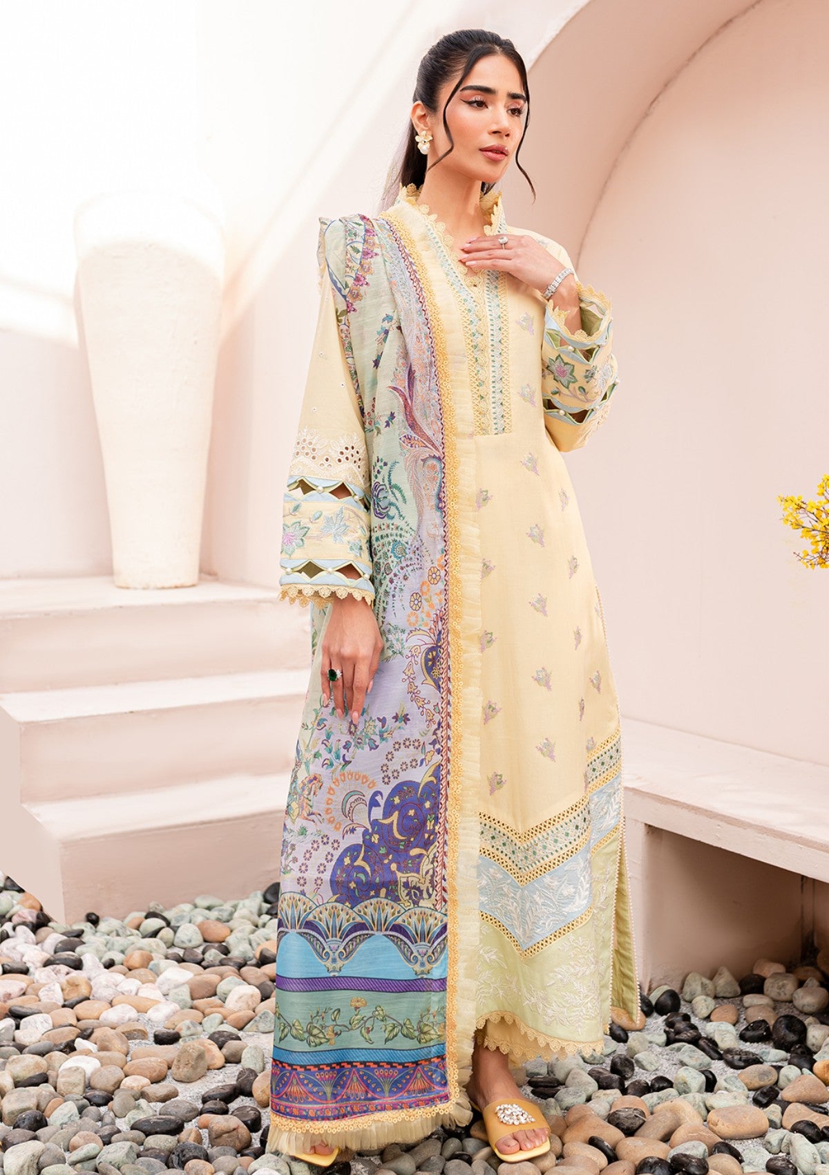 Lawn Collection - Zoya & Fatima - Aman - Nura