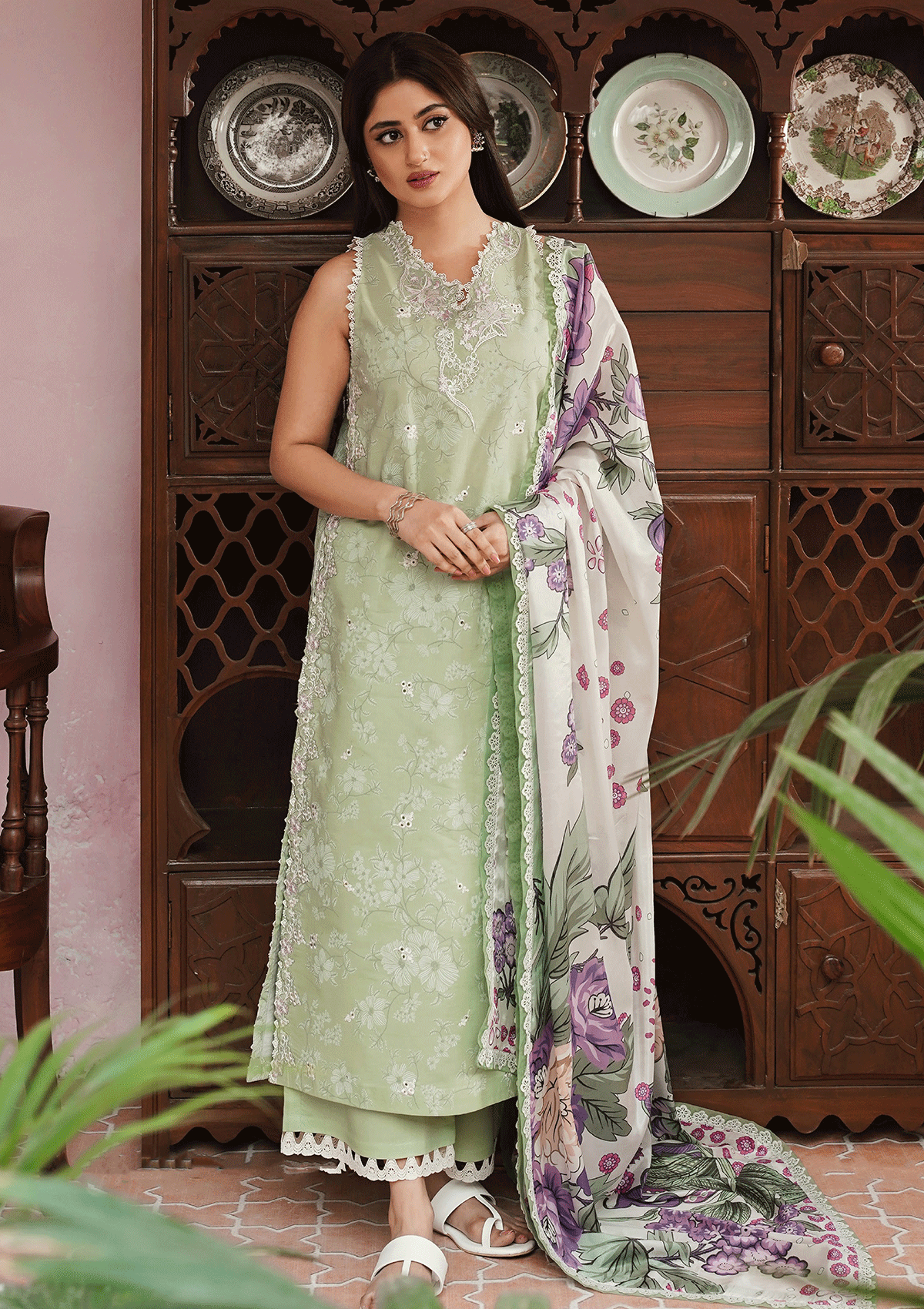 Lawn Collection - Seran - Afsanah - Unstitched - D#02 - Maya