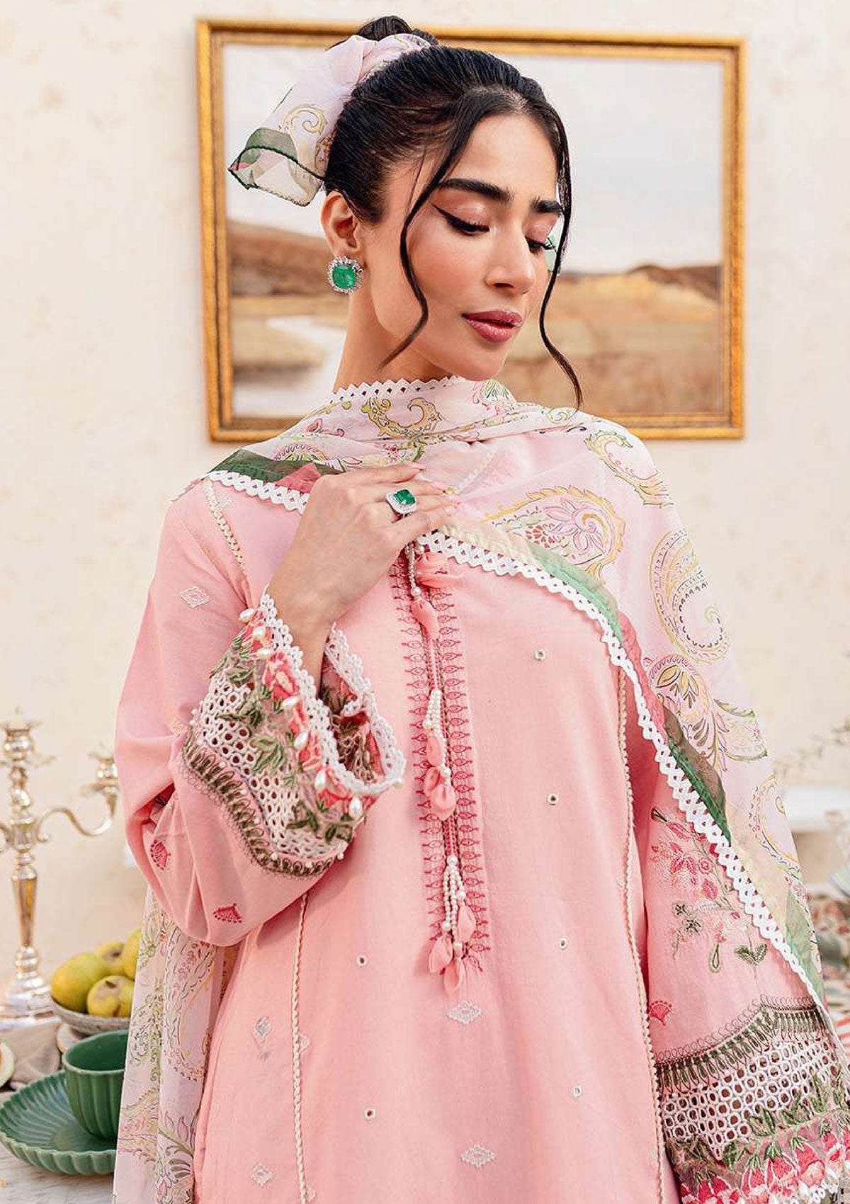 Lawn Collection - Zoya N Fatima - Raha Lawn 24 - ZR#01 - AIZA