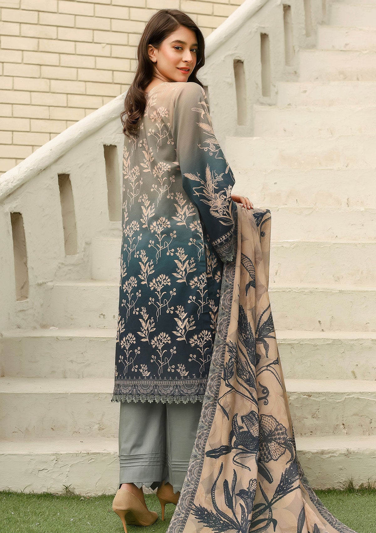 Lawn Collection - Keysha - Summer Bloom - KSB24#01