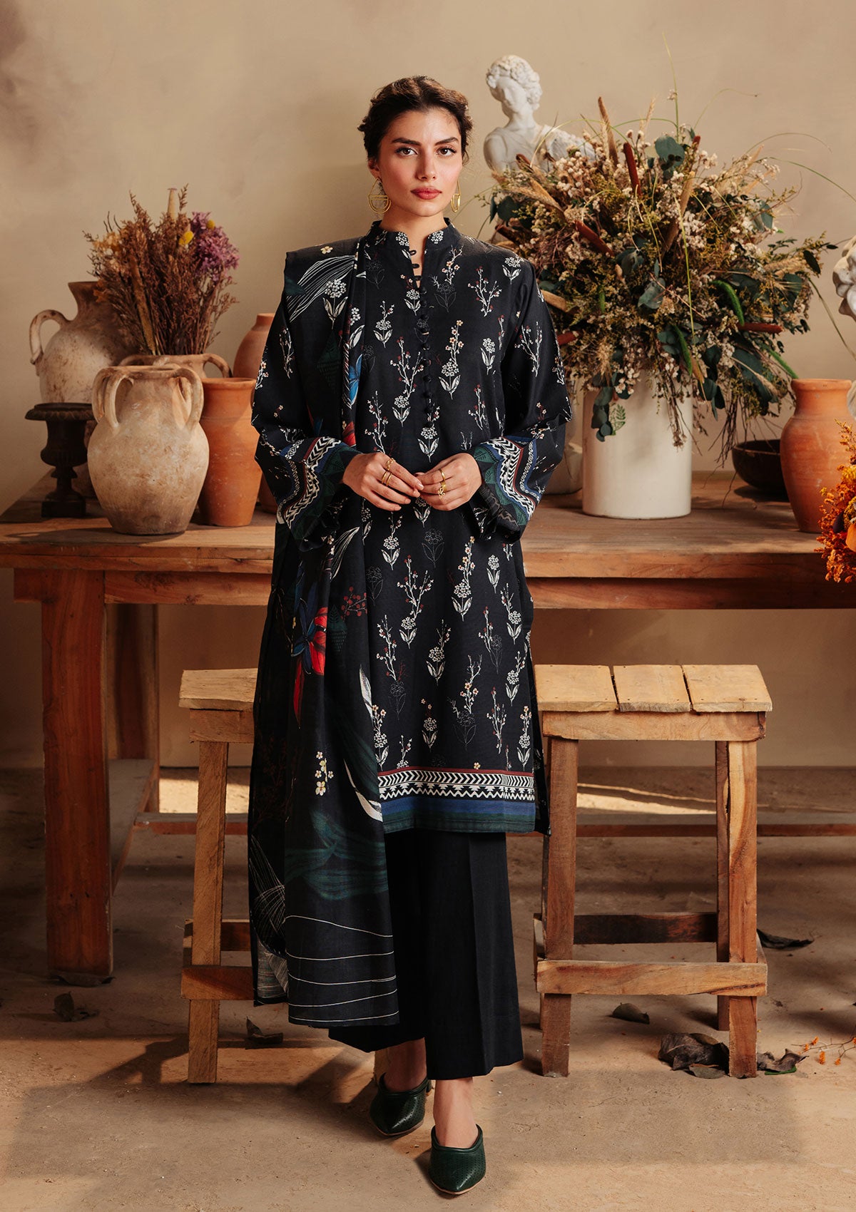 Winter Collection - Sahar - Printed Khaddar - D#02