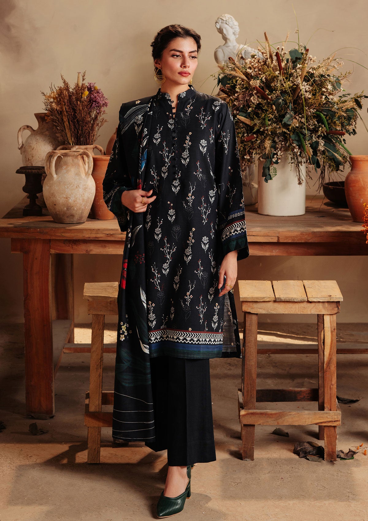 Winter Collection - Sahar - Printed Khaddar - D#02