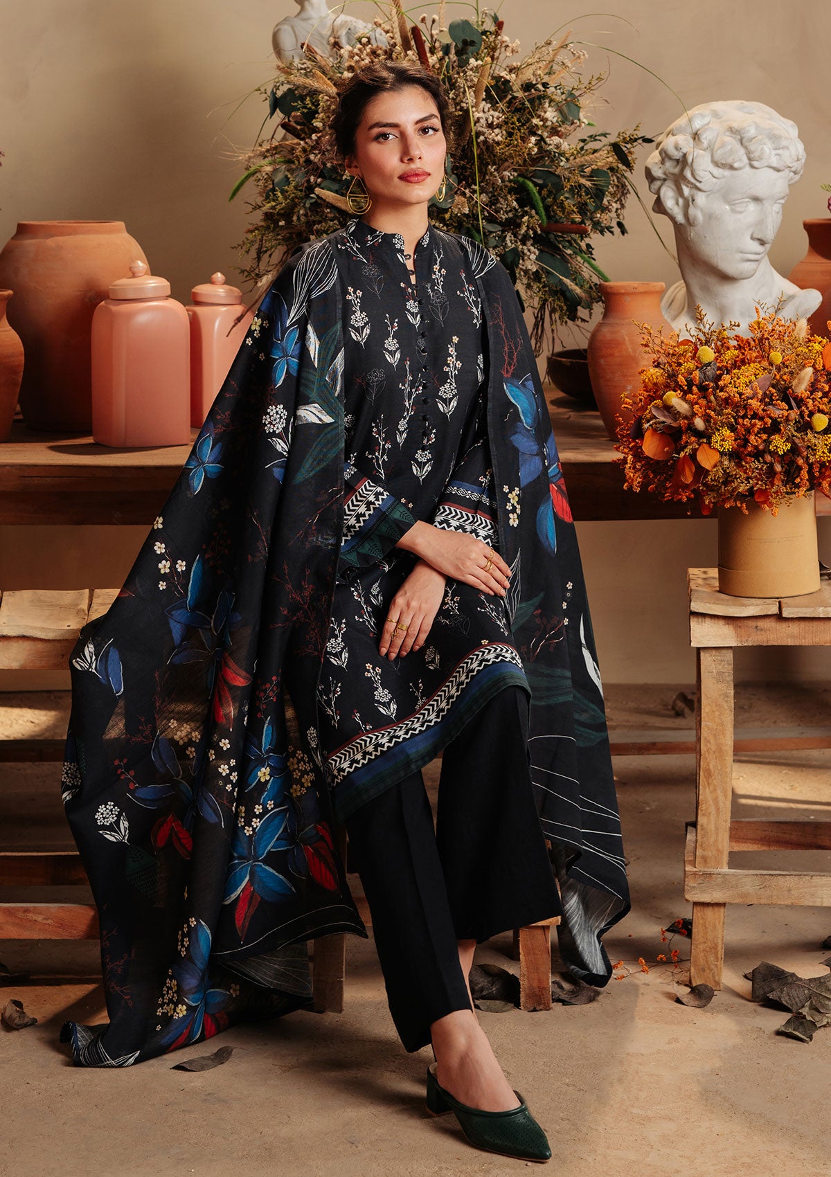 Winter Collection - Sahar - Printed Khaddar - D#02